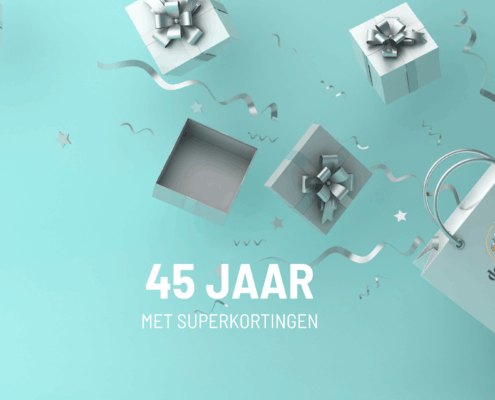 De Slaapboetiek 45 jaar - superkortingen