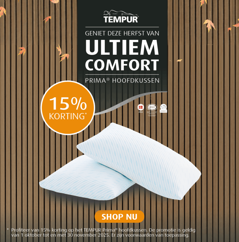 TEMPUR herfstactie De Slaapboetiek Antwerpen